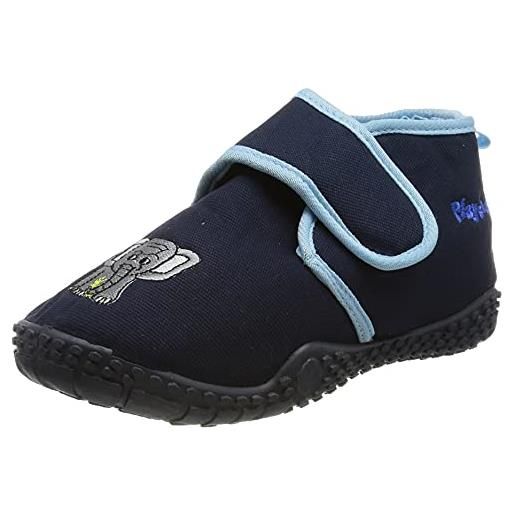 Playshoes pantofole, pantofole unisex - bambini e ragazzi, elefante, 28/29 eu