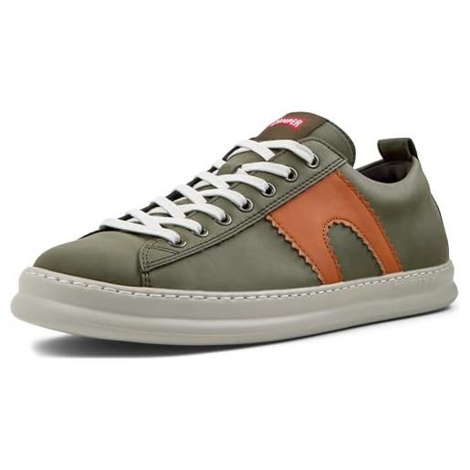 Camper runner four k100893, scarpe da ginnastica uomo, verde medio 014, 46 eu