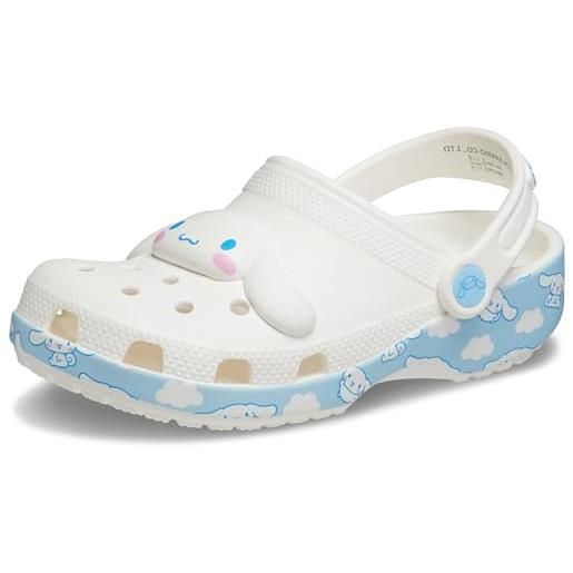 Crocs hello kitty red classic clog t, zoccoli unisex - bambini e ragazzi, multicolore, 20/21 eu