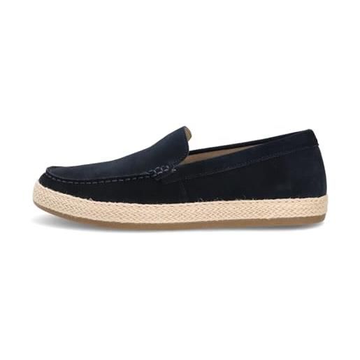 Geox u pantelleria b, espadrille wedge sandal uomo, blu navy, 42 eu
