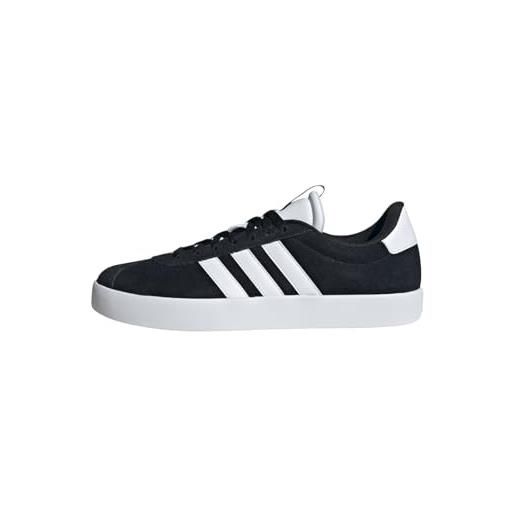 adidas uomo vl court 3.0 shoes, core black / cloud white / core black, 40 eu
