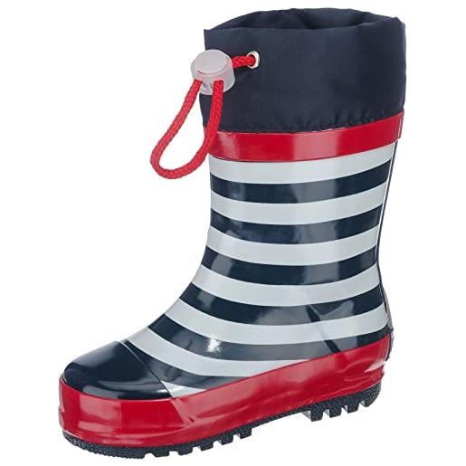 Playshoes stivali di gomma unisex - bambini e ragazzi, blu (maritim), 32/33 eu
