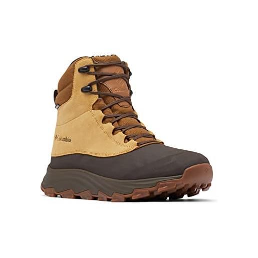 Columbia expeditionist shield, stivali da neve uomo, deep olive/desert sun , 44 eu