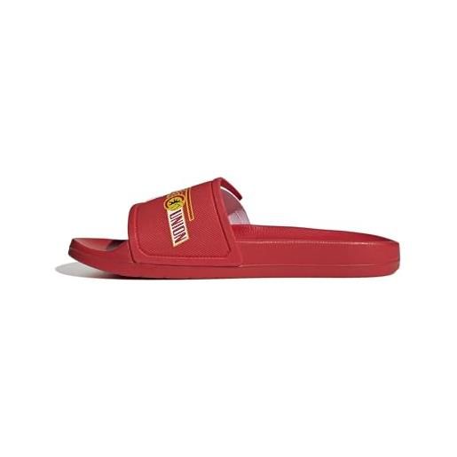 adidas adilette tnd slides, diapositive unisex-adulto, vivid red/ftwr white/vivid red, 40.5 eu