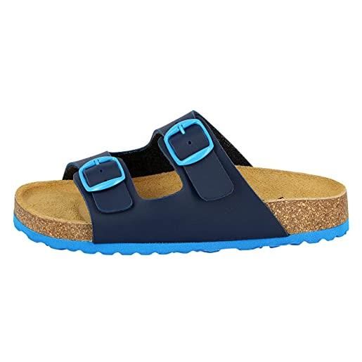 Lico bioline kids, ciabatte bambini e ragazzi, blu marine blau marine blau, 35 eu