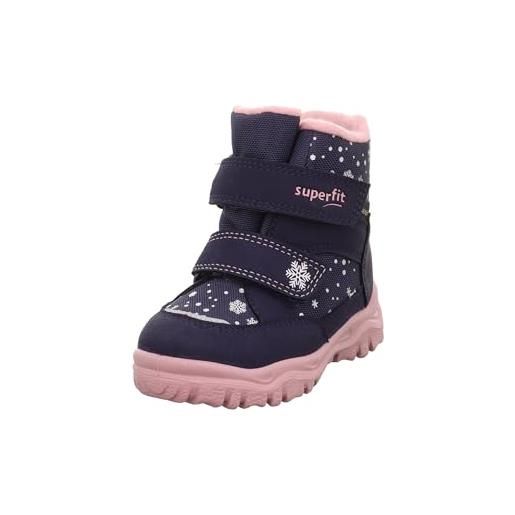 Superfit husky1 warm gefütterte gore-tex, stivali da neve bambine e ragazze, blau rosa 8020, 29 eu