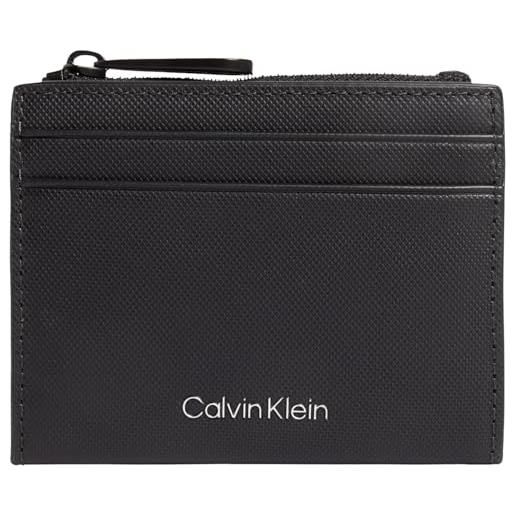 Calvin Klein uomo porta carte must in pelle, nero (black), taglia unica