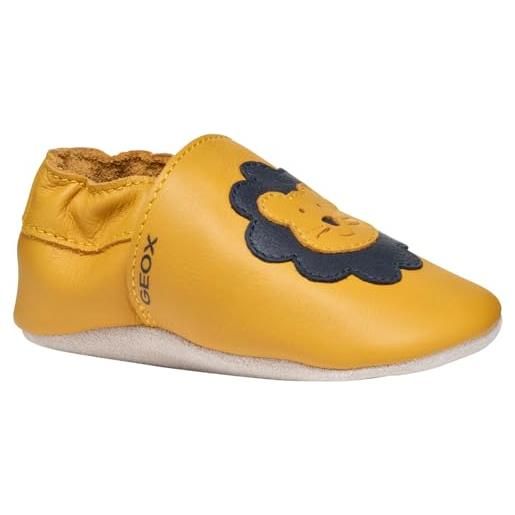 Geox b gloviedoo boy b, mocassino bimbo 0-24, giallo, small