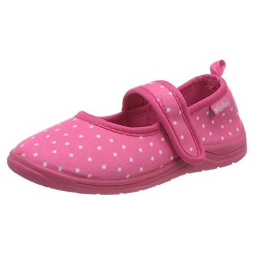 Playshoes pantofole, unisex - bambini e ragazzi, punti, 26/27 eu