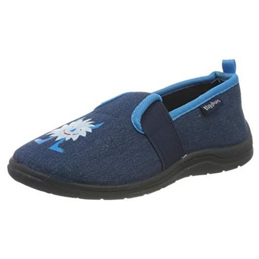 Playshoes pantofole, unisex - bambini e ragazzi, mostro, 20/21 eu