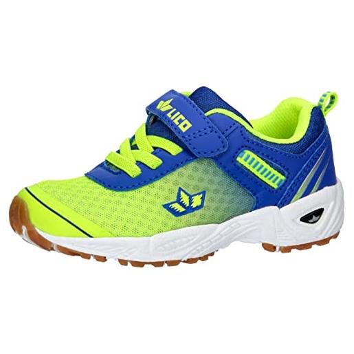 Lico barney vs, scarpe da ginnastica unisex - bambini e ragazzi, blu limone, 33 eu