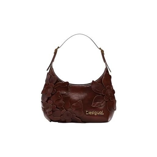 Desigual bag_reprise choco valenti, accessori borsa a corpo in pu donna, marrone, one size