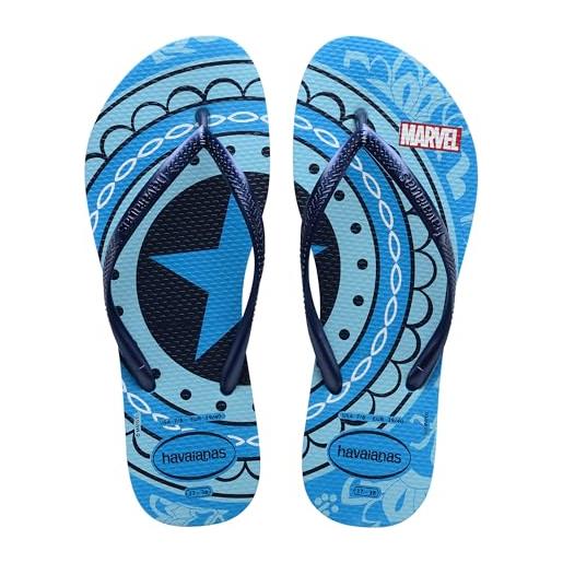 Havaianas - slim marvel, infradito comode, resistenti e leggere, design dei supereroi marvel, suola antiscivolo, ragazze