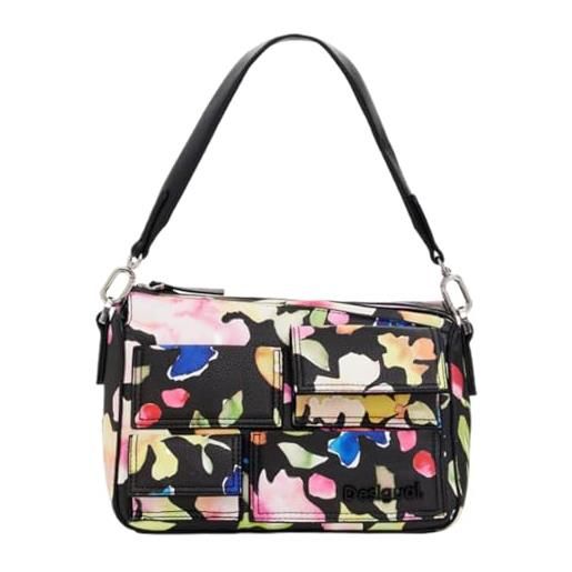 Desigual borsa da donna in poliuretano, materiale finitura: 