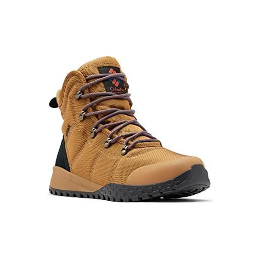 Columbia fairbanks omni-heat, stivali da neve uomo, elk/rusty , 40.5 eu