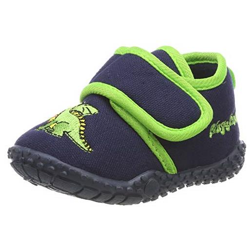 Playshoes pantofole, pantofole unisex - bambini e ragazzi, drago, 22/23 eu