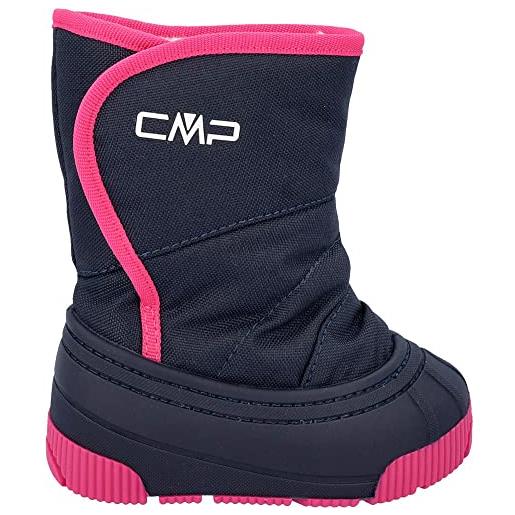 CMP baby latu snow boots, stivali da neve unisex - bambini e ragazzi, navy-ciclamino, 26/27 eu
