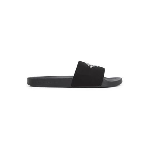 Calvin Klein monogram da uomo cv ym0ym01271 slides, black triple black, 44 eu