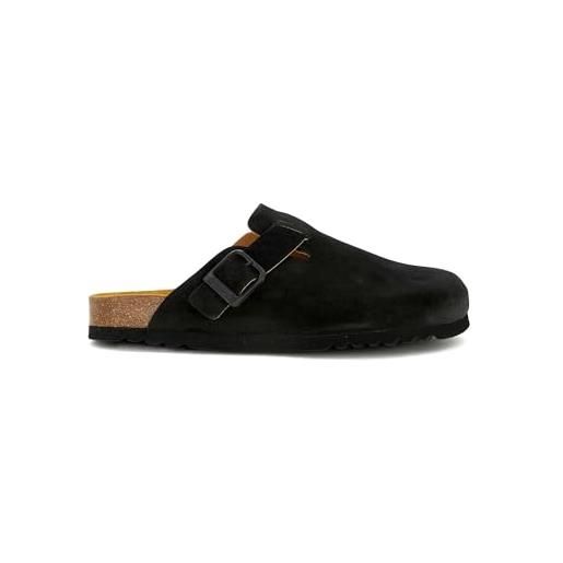 Scholl olivier new, zoccoli uomo, nero, 42 eu