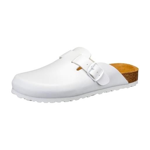 Lico bioline clog, pantofole donna, bianco36 eu