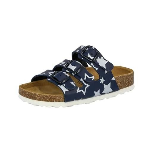 Lico bioline star, pantofole a collo basso, blu (marine/weiß marine/weiß), 38 eu