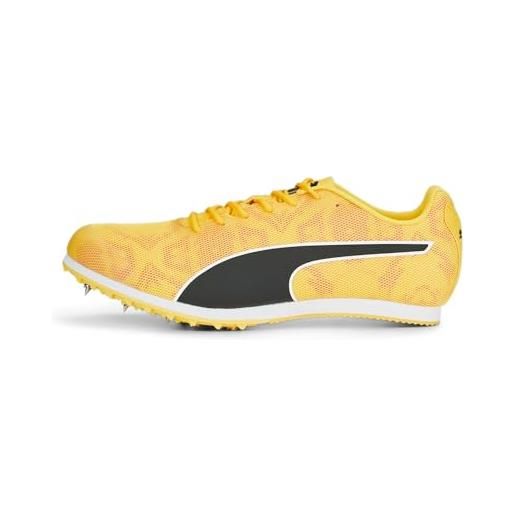 PUMA men evospeed star 8 scarpe da ginnastica, sun stream sunset glow puma black, 42.5 eu