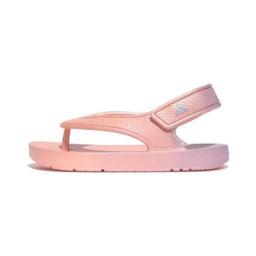 Fitflop iqushion-infradito per bambini con perle, blushy mix, 22.5 eu