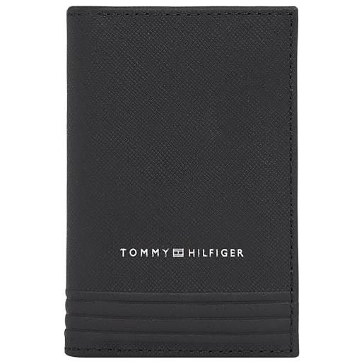 Tommy Hilfiger uomo borsello business bifold piccolo, nero (black), taglia unica