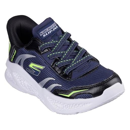 Skechers meteor-lights brisk-beams, scarpe da ginnastica, navy, 28 eu