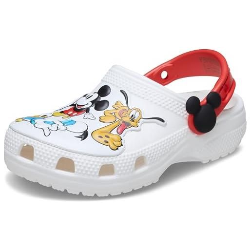 Crocs mickey and friends classic clog t, zoccoli unisex - bambini e ragazzi, multicolore, 25/26 eu