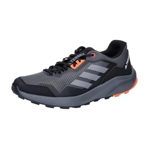 adidas terrex rider trail running shoes, scarpe uomo, grey six/grefou/impora, 42 2/3 eu