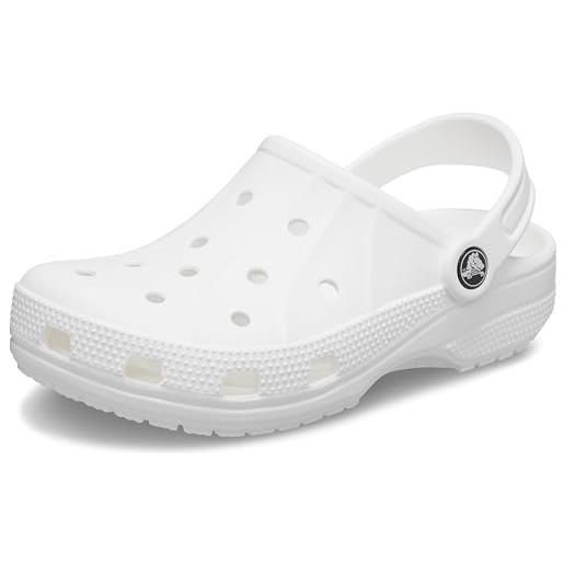 Crocs unisex bambino ralen clog k sabot, white, 22/24 eu