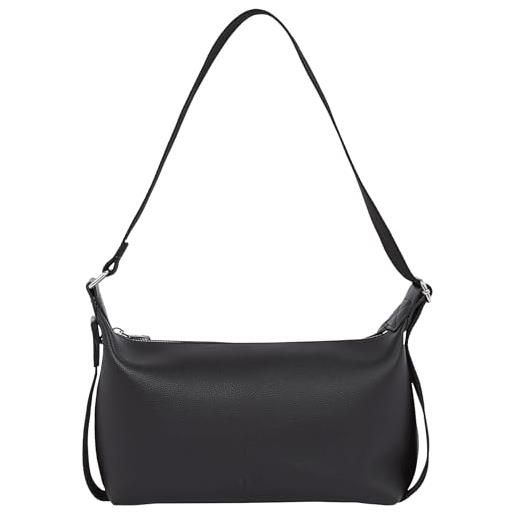 Calvin Klein donna borsa a spalla over webbing shoulder bag elegante, nero (black), taglia unica