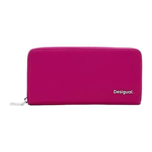 Desigual women's accessories nylon long bi-fold wallet, red, rosso, 20