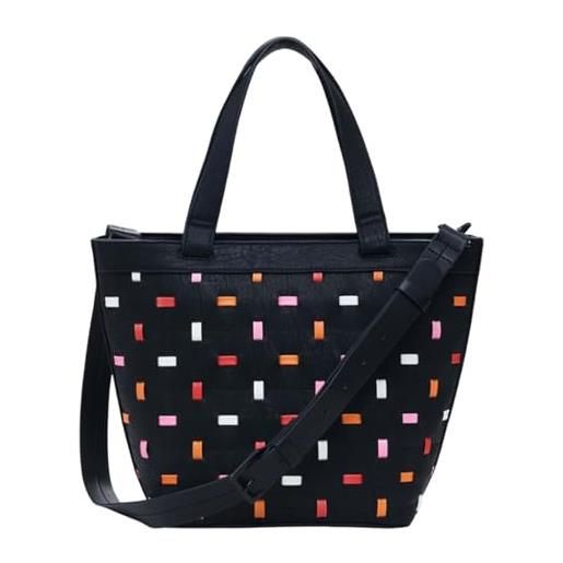 Desigual fantasia valdivia shopping bag black