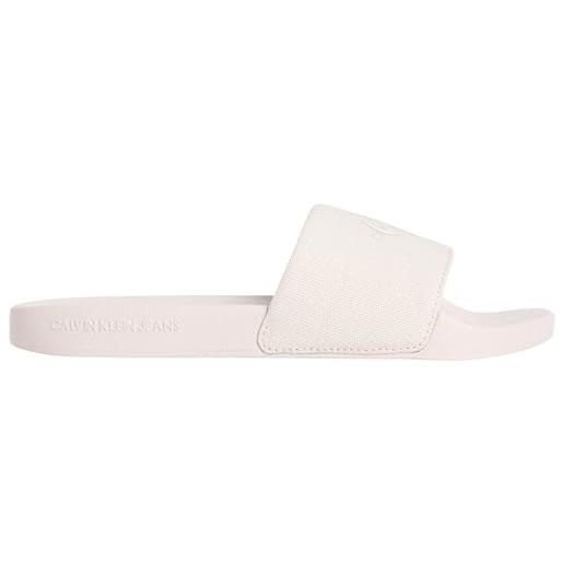 Calvin Klein slide monogram wmns yw0yw01835, diapositive donna, purple (triple whisper pink), 37 eu