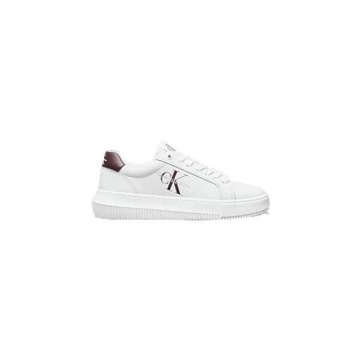 Calvin Klein donna sneakers con suola preformata chunky scarpe, multicolore (bright white/andorra), 41
