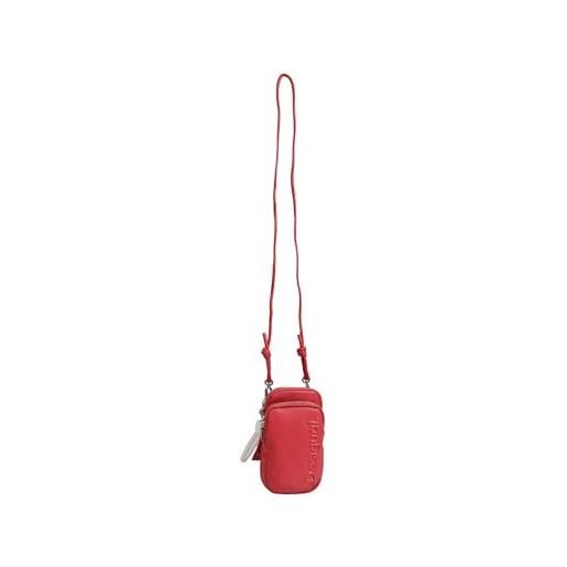 Desigual women's accessories - portafoglio da donna in poliuretano, colore: rosso, rosso, 20
