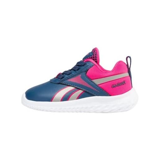 Reebok rush runner 5 syn td, sneaker bimba 0-24, uniblu/pewter/seprpi, 21.5 eu