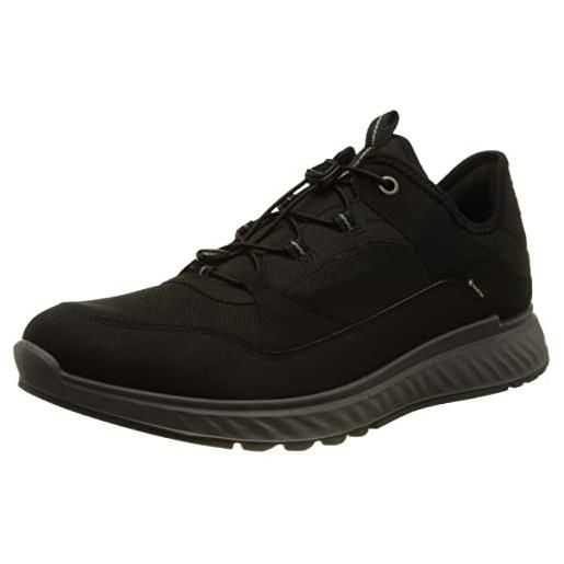 ECCO exostride m low gtx tex, scarpe sportive outdoor uomo, nero, 42 eu