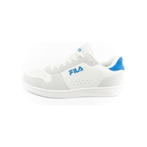Fila netforce ii x crt, scarpe da ginnastica uomo, white prime blue, 42 eu