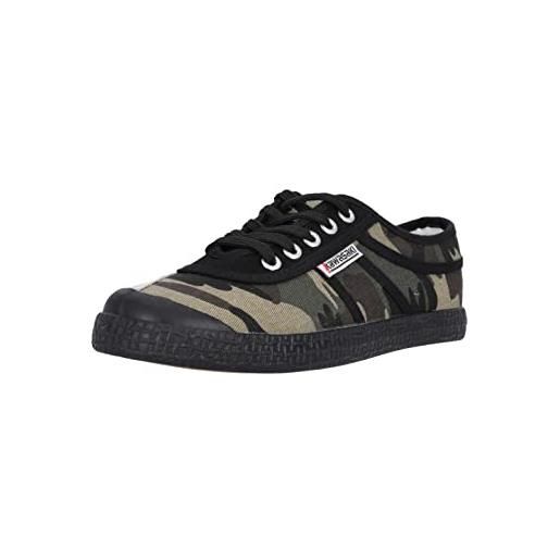 Kawasaki camo canvas shoe, scarpe da ginnastica basse unisex-adulto, 3038 olive night, 42 eu