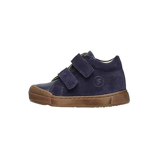 Falcotto sneakers in pelle e suede, blu 24