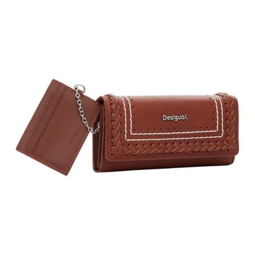 Desigual trama mariona long wallet camel