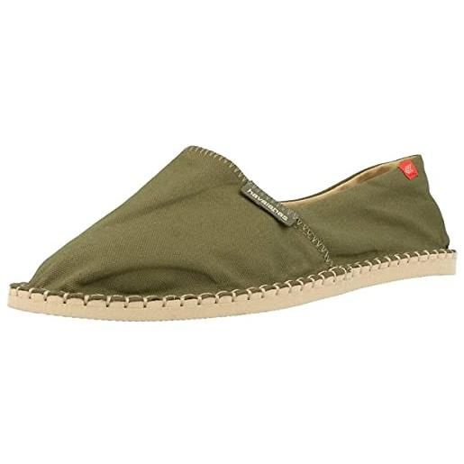 Havaianas origine iii, espadrille unisex - adulto, verde, 37 eu