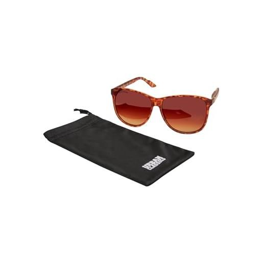Urban Classics sunglasses chirwa uc, occhiali unisex-adulto, leo marrone, one size
