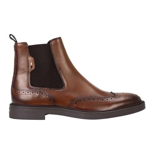 BOSS calev_cheb_brlt, chelsea_boot uomo, medium brown, 44 eu