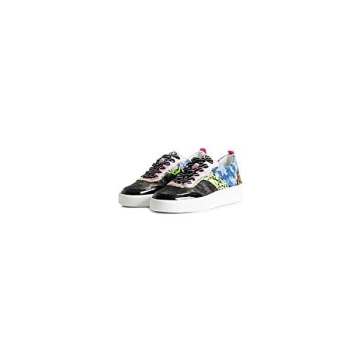 Desigual shoes_fancy crazy 9019 tutti fruti sneaker, materiale finitura: , 39 eu