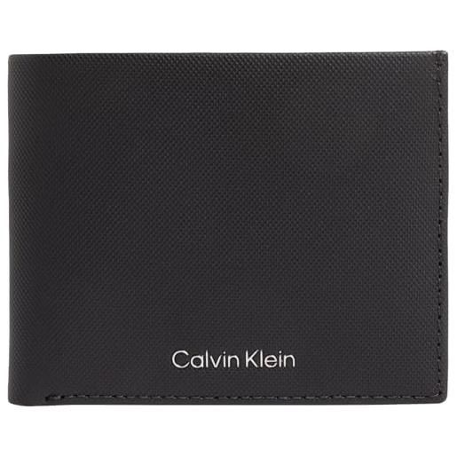 Calvin Klein uomo borsello must billfold in pelle, nero (black), taglia unica