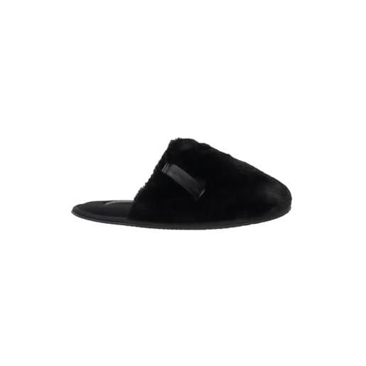Calvin Klein donna hotel slipper fur after glow yw0yw01593 scarpe da casa, nero triplo nero, 41 eu